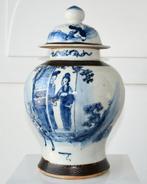 dekselvaas - Porselein, Geglazuurd - China - Qing Dynastie, Antiek en Kunst