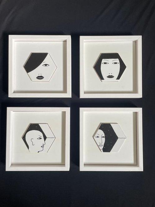 Kiasmo - Vincenzo DAlba - Lijst (4)  - Hout, Keramiek -, Antiek en Kunst, Kunst | Designobjecten