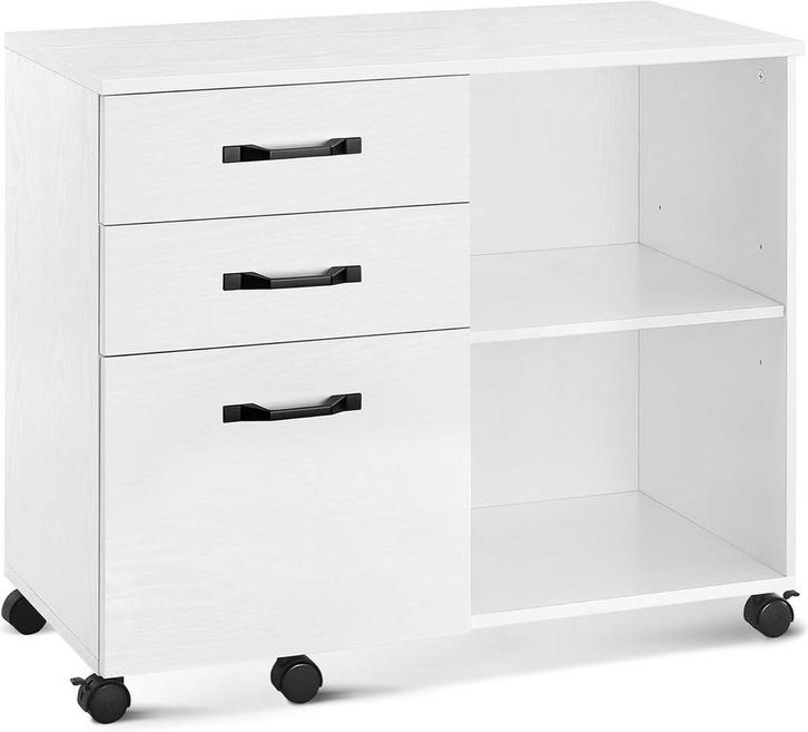 Vasagle - mobiele archiefkast met 3 laden - 66x80 cm - met, Huis en Inrichting, Kasten | Overige, Verzenden