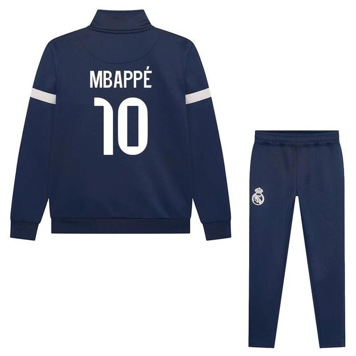 Mbappe Real Madrid Trainingspak - 2025-2026 - Blauw - Kind, Sport en Fitness, Voetbal, Trainingspak, Nieuw, Verzenden