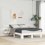 vidaXL Bedframe met lade Wit 140 x 200 cm, Verzenden, Nieuw