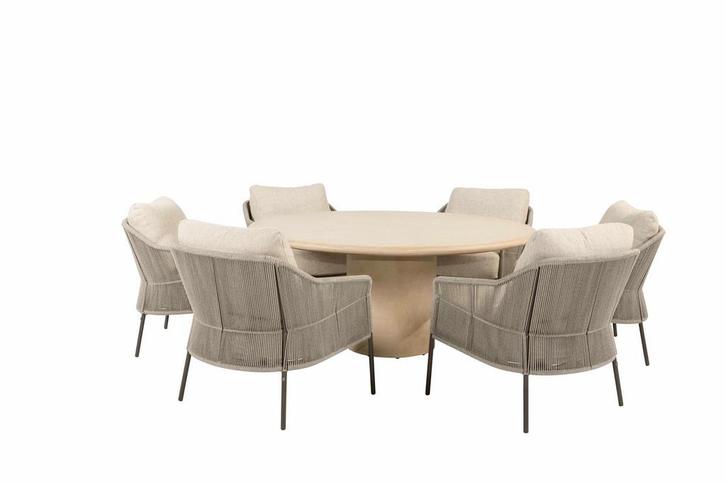 Taste by 4 Seasons Florence low dining tuinset terre met, Tuin en Terras, Tuinsets en Loungesets