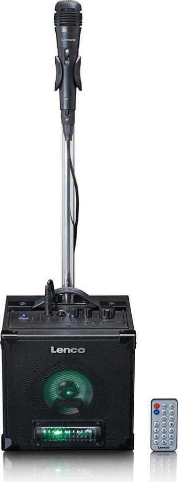 LENCO BTC-070BK - Bluetooth® 5.0 Luidspreker met LED verlich, Verzenden