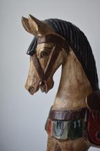 Decoratief ornament - Handgeschilderd paard - 37,5 cm hoog -