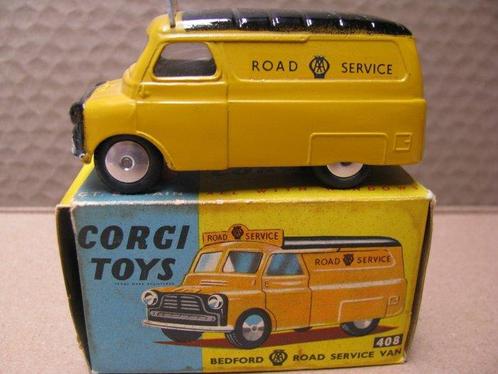 Corgi - Model bestelwagen - 408 Bedford Van AA Road Service, Hobby en Vrije tijd, Modelauto's | 1:5 tot 1:12