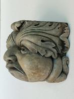 sculptuur, Mascherone Barocco - 20 cm - Gips