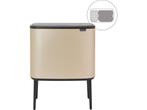 Brabantia Bo Touch Bin Prullenbak - 11 + 23 liter -, Huis en Inrichting, Woonaccessoires | Overige, Verzenden, Zo goed als nieuw