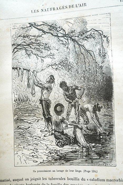 Jules Verne / Férat - LÎle mystérieuse - 1885, Antiquités & Art, Antiquités | Livres & Manuscrits