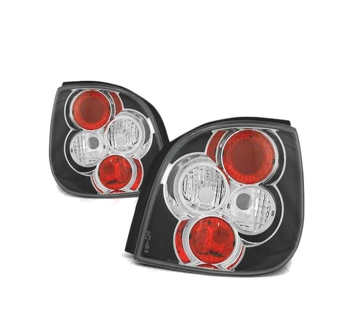 Feux Arrière Pour Renault Scenic 99-03 Style Lexus Noir, Auto-onderdelen, Verlichting, Verzenden