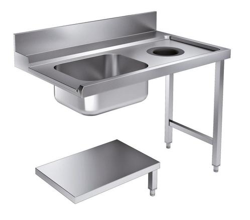 Aanvoertafel | Voor COM-7280.0045-0046 | Met Afvalgat |, Zakelijke goederen, Horeca | Keukenapparatuur, Nieuw in verpakking, Verzenden