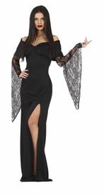 Gothic Halloween Kostuum Dames Zwart, Verzenden