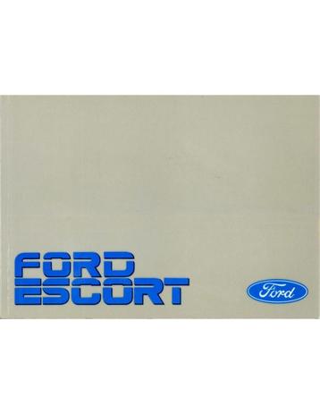 1990 FORD ESCORT INSTRUCTIEBOEKJE NEDERLANDS, Autos : Divers, Modes d'emploi & Notices d'utilisation