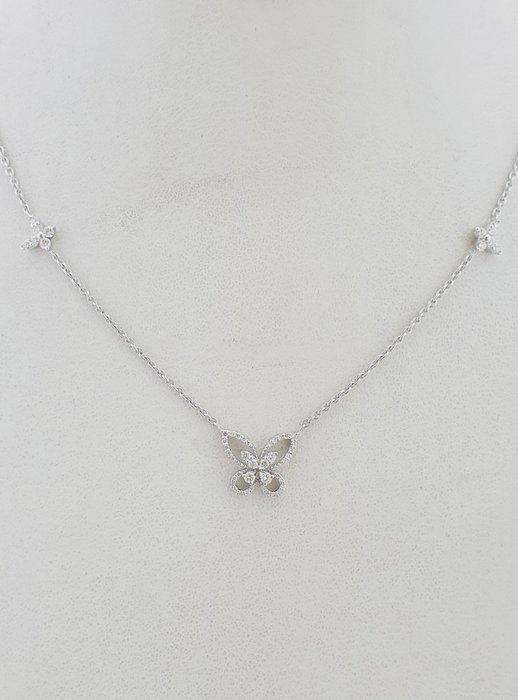 Halsketting - 18 karaat Geel goud - 0.57ct. tw. Diamant, Bijoux, Sacs & Beauté, Colliers