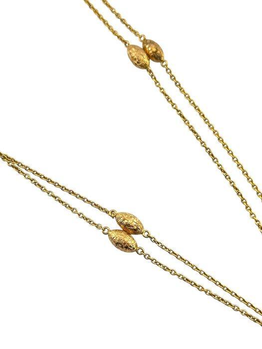 Halsketting - 18 karaat Geel goud, 18K Geelgouden Ketting, Handtassen en Accessoires, Kettingen