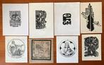 Lot with 113 varied ex-libris. Exlibris - Ex libris, Antiek en Kunst