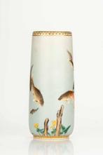 Vase - Céramique, Émail, Or, Un vase en céramique, Antiquités & Art