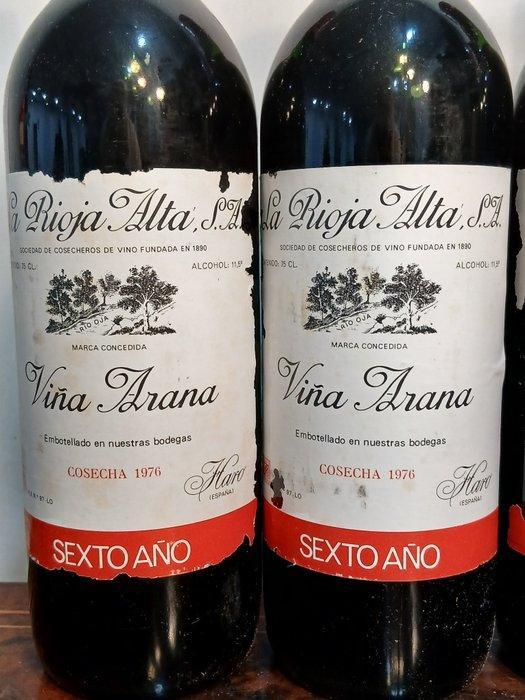 1976 (x3) La Rioja Alta, Viña Arana Sexto Año & 1978 (x3), Verzamelen, Wijnen