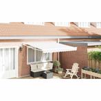 vidaXL Inklapbare Luifel Wit 350 x 250 cm Stof, Verzenden, Nieuw