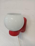 L&K - Lamp - Oprawa - Aardewerk, Glas - Twee wandlampen, Antiek en Kunst