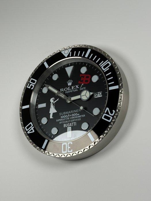 Cartist - Horloge Submariner Bugatti Balloon Girl Banksy -, Antiquités & Art, Art | Objets design