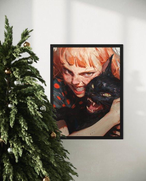 Roger Haus - Animal Instinct 249 - Hand Signed, Antiek en Kunst, Kunst | Designobjecten