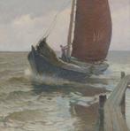 Anthonie Pieter Schotel (1890-1958) - Dutch fishing vessel, Antiek en Kunst