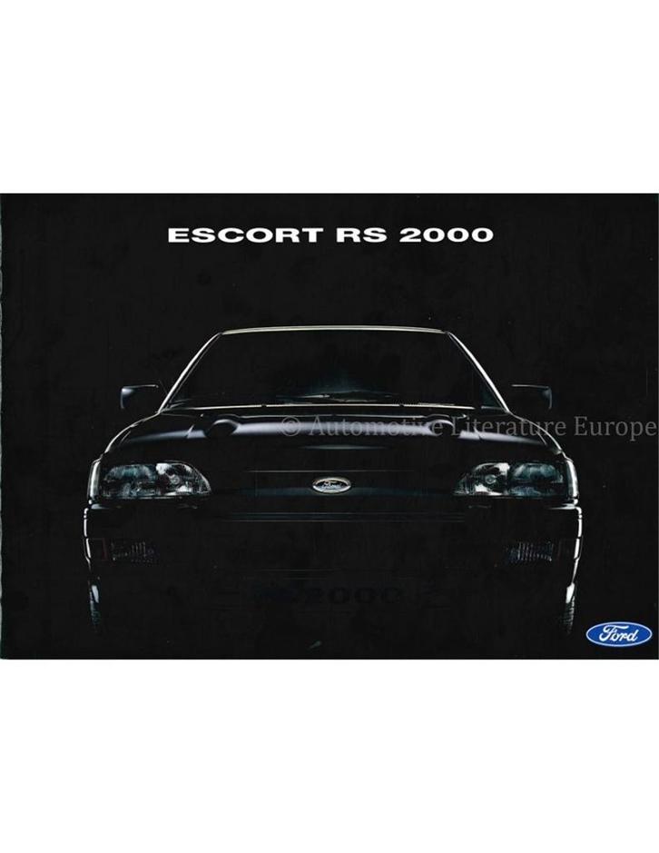 1992 FORD ESCORT RS 2000 BROCHURE DUITS, Livres, Autos | Brochures & Magazines