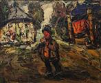 Elemer Vagh-Weinmann (1906-1990) - The Minstrel of the Fair, Antiek en Kunst