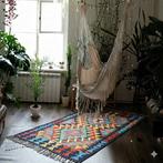 Geen reservering! Kleurrijke kilim - Vloerkleed - 96 cm - 64, Nieuw