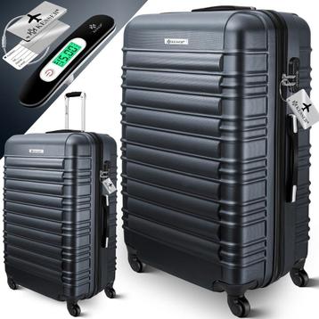 KESSER® Reiskoffer - 120L - ABS - Antraciet beschikbaar voor biedingen