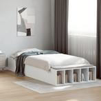 vidaXL Bedframe bewerkt hout wit 90x200 cm, Huis en Inrichting, Slaapkamer | Bedden, Verzenden, Nieuw