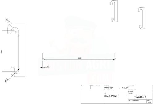 Solis 20/26 aanlashaken (Werktuigen), Zakelijke goederen, Landbouw | Werktuigen, Ophalen of Verzenden