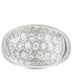 Ring - 18 karaat Witgoud, 18K witgouden ring met 0,53 ct, Handtassen en Accessoires, Ringen, Nieuw