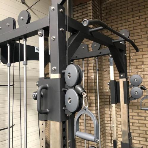 Gymfit squat rack/dual adjustable pulley | multi functioneel, Sport en Fitness, Fitnessapparatuur, Verzenden