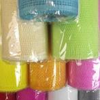 Decomesh Ivory 53 cm rol 9 meter voor kransen en inpakken, Nieuw