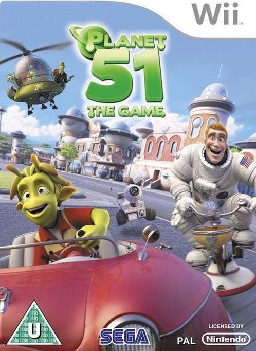 Planet 51 the Game (Wii Games) (Nintendo Wii), Games en Spelcomputers, Games | Nintendo Wii, Zo goed als nieuw, Ophalen of Verzenden