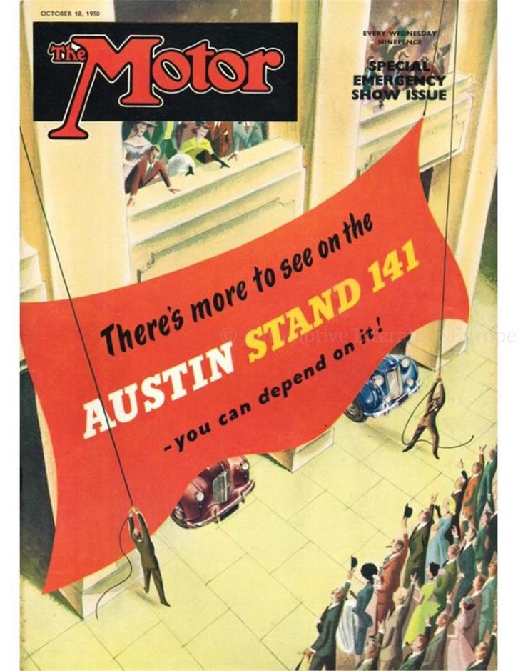 1950 THE MOTOR MAGAZINE 2542 ENGELS, Boeken, Auto's | Folders en Tijdschriften