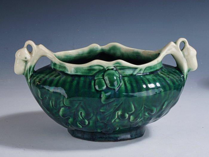 Faiencerie de Thulin - Jardinière - Art Nouveau Jardiniere, Antiek en Kunst, Kunst | Designobjecten