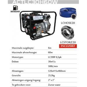 Genermore actlc30h60w motorpomp 6.5 pk 30 m³/u 500 l/min, Doe-het-zelf en Bouw, Motoren