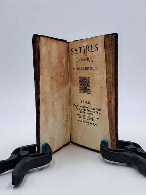 [BOILEAU-DESPRÉAUX Nicolas] - Satires du Sieur D -, Antiek en Kunst, Antiek | Boeken en Manuscripten
