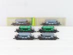 Minitrix N - 13509/13569 - Modeltrein goederenwagon (6) - 6x