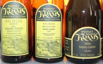 1988 + 1989 Kiedrich Riesling Spätlese, Kabinett sweet +