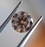 1 pcs Diamant (Natuurlijk gekleurd) - 0.50 ct - Rond - Fancy, Handtassen en Accessoires, Edelstenen, Nieuw