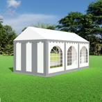 Partytent 3x6 PVC - Professional | Grijs / wit, Tuin en Terras, Verzenden, Partytent, Minder dan 4 meter, Nieuw