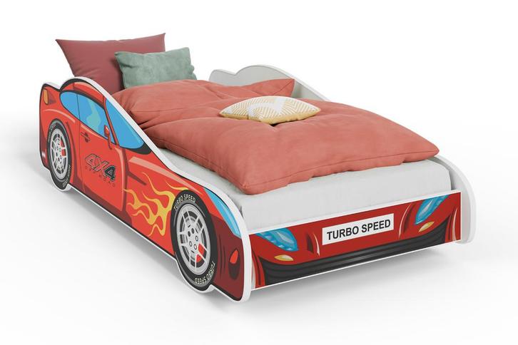 Kinderbed - auto - 140x70 - met matras, Kinderen en Baby's, Kinderkamer | Bedden, Nieuw, Ophalen of Verzenden