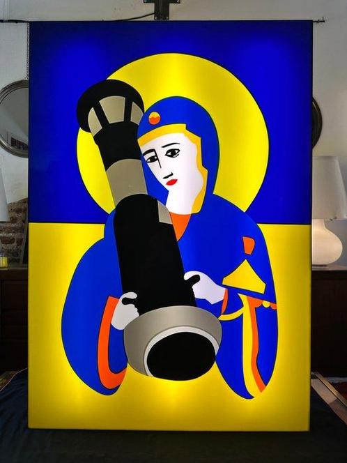 Marco Lodola (1955) - St. Javelin, Antiek en Kunst, Kunst | Designobjecten