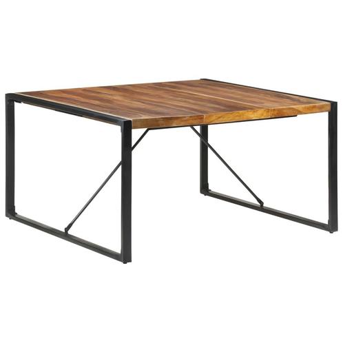 vidaXL Table de salle à manger 140x140x75 cm Bois solide, Maison & Meubles, Tables | Tables à manger, Neuf, Envoi