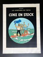 Hergé - 1 Silkscreen - Tintin - Coke en Stock - 1986, Nieuw