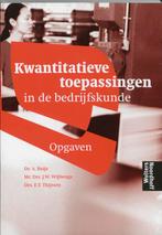 Kwantitatieve toepassingen in de bedrijfskunde 9789001110888, Boeken, Schoolboeken, Gelezen, A. Buijs, E.T. Thijssen, Verzenden