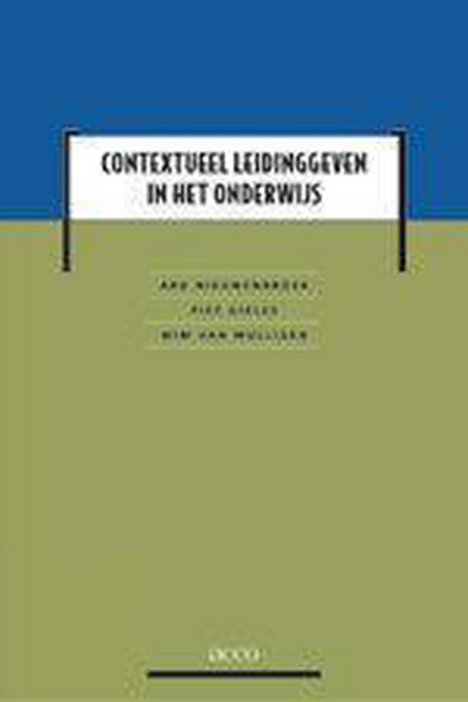 Contextueel leidinggeven in het onderwijs 9789033453854, Boeken, Studieboeken en Cursussen, Gelezen, Verzenden